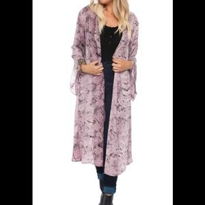 BUDDY LOVE SNAKE PRINT DUSTER